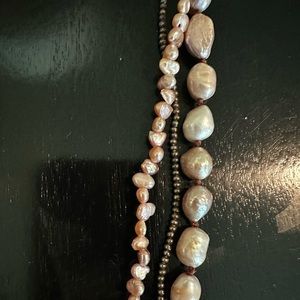 20” long necklace